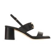 Salvatore Ferragamo High Heel Sandals Black, Dam