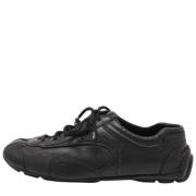 Prada Vintage Pre-owned Laeder sneakers Black, Dam