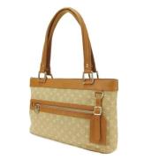 Louis Vuitton Vintage Pre-owned Canvas totevskor Beige, Dam