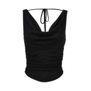 Aniye By Sleeveless Tops Black, Dam