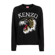Kenzo Felpa Sweaters Black, Dam