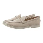 Lola Cruz Loafers White, Dam