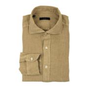 Fay Casual Shirts Brown, Herr