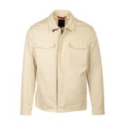 Fay Light Jackets Beige, Herr