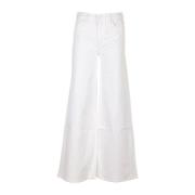 Mother Wide Jeans White, Dam