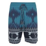 Alanui Casual Shorts Blue, Herr