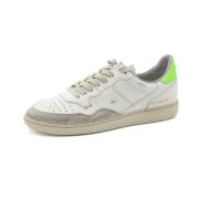 Hidnander Vita Fluogröna Sneakers för Damer White, Dam