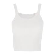 Chloé Sleeveless Tops White, Dam