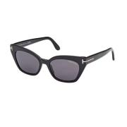Tom Ford Snygga solglasögon för kvinnor Black, Dam