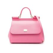 Dolce & Gabbana Rosa Sicily Top Handle Tote Väska Pink, Dam