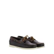 Sebago Mörkbrun Strukturerad Loafer Brown, Herr