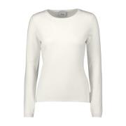 Allude Round-neck Knitwear White, Dam