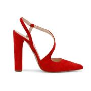 Made in Italia Flat Sandals Red, Dam