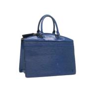 Louis Vuitton Vintage Pre-owned Laeder handvskor Blue, Dam