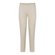 LauRie Slim-fit Trousers Beige, Dam