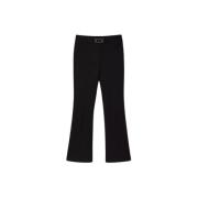 Twinset Wide Trousers Blue, Dam