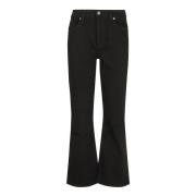 7 For All Mankind Vida Flared Jeans Black, Dam