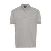 Emporio Armani Polo Shirts Gray, Herr