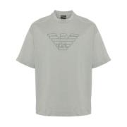 Emporio Armani T-Shirts Gray, Herr