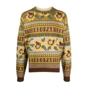 Kenzo Round-neck Knitwear Yellow, Herr