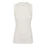 Max Mara Toledo Top i Vitt White, Dam