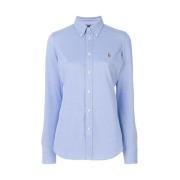 Ralph Lauren Lyxigt skräddarsytt polotröja Blue, Dam