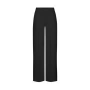 Drykorn Wide Trousers Black, Dam