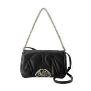 Alexander McQueen Laeder axelremsvskor Black, Dam