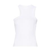 Axel Arigato Broderad Monogram Racerback Tank White, Dam