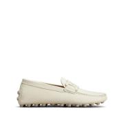 Tod's Vita Skor med Läderkedjemotiv White, Dam