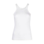 Sportmax Ärmlös topp White, Dam