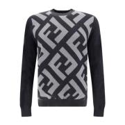 Fendi Round-neck Knitwear Multicolor, Herr