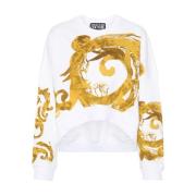 Versace Jeans Couture Sweatshirts White, Dam