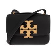 Tory Burch Liten läder axelväska Black, Dam