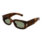 Saint Laurent Brun/Havana solglasögon, mångsidiga och stiliga Multicol...