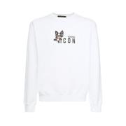 Dsquared2 Sweatshirts White, Herr