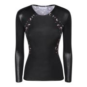 Marine Serre Knitwear Black, Dam