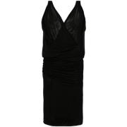 Saint Laurent Midi Dresses Black, Dam