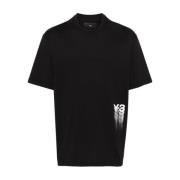 Y-3 Modern Grafisk T-shirt Black, Herr