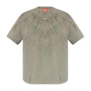 Diesel T-Cos T-shirt med logotyp Gray, Herr