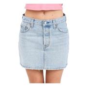 Levi's Denim Skirts Blue, Dam