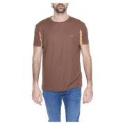 Alviero Martini 1a Classe T-Shirts Brown, Herr