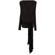 Rotate Birger Christensen Long Sleeve Tops Black, Dam