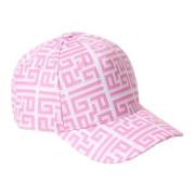 Gaëlle Paris Rosa Tryckt Skärmhatt Pink, Unisex