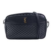 Yves Saint Laurent Vintage Pre-owned Laeder axelremsvskor Black, Dam