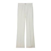 Zadig & Voltaire Wide Trousers White, Dam