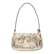 Btfcph Metallic Clutch Light Gold Beige, Dam