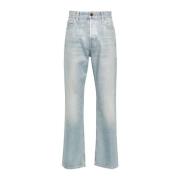 Haikure Klarblå Straight Leg Denim Jeans Blue, Herr