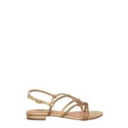 Bibi Lou Platta sandaler med strass - Guld Yellow, Dam