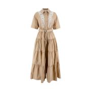 Ermanno Scervino Dresses Beige, Dam